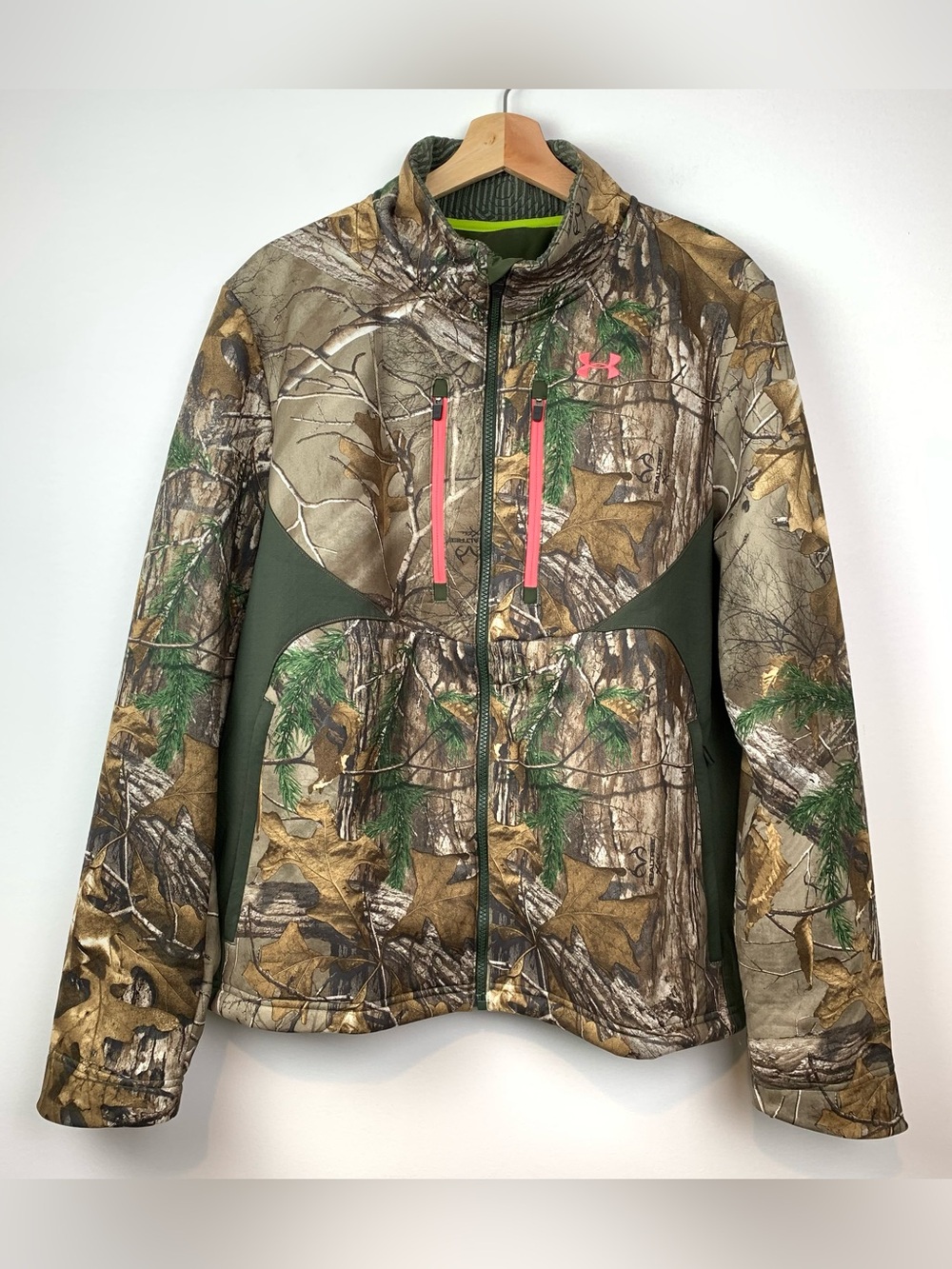 Under Armour UA Storm Scent Control XL RealTree Camouflage Jacket Camo Hunting